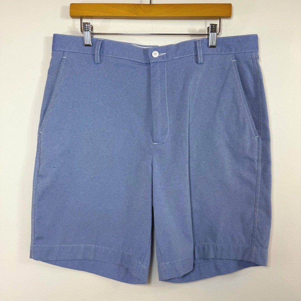 FootJoy Golf Shorts Light Blue Nylon Performance Golfcore Athleisure Size 36
